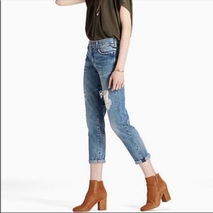 Lucky Brand Distressed Sienna Slim Boyfriend Jeans Women's Size 4/27
